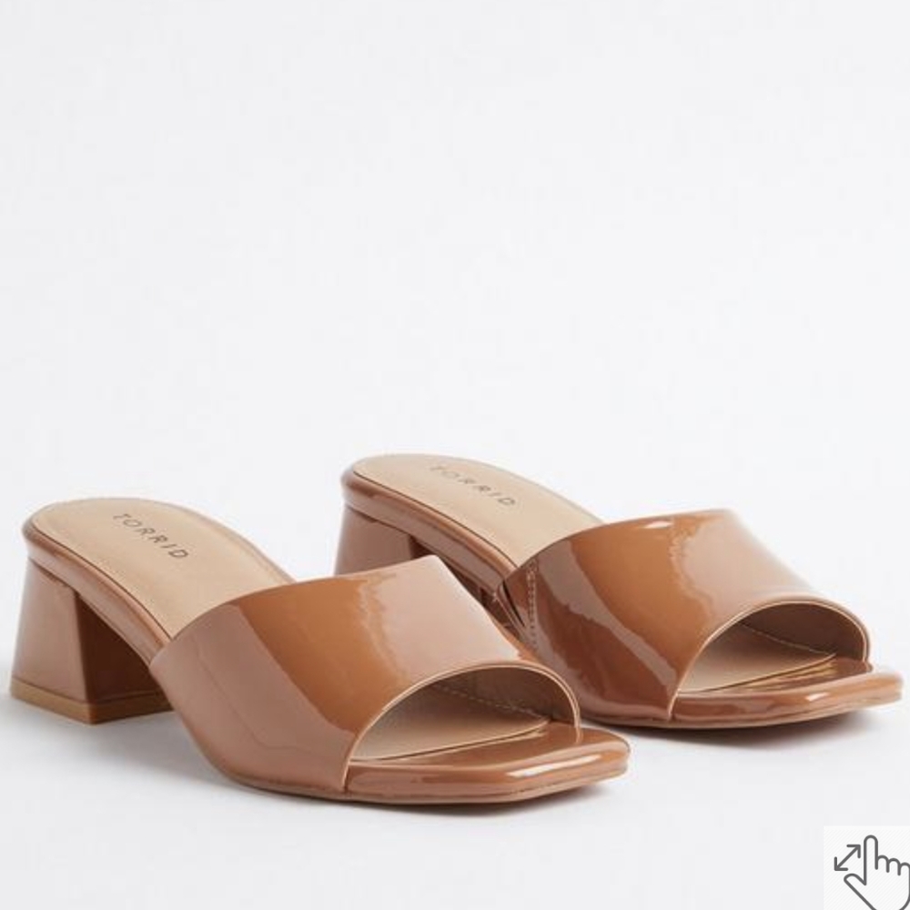 Torrid Square Mule Heel 8.5
